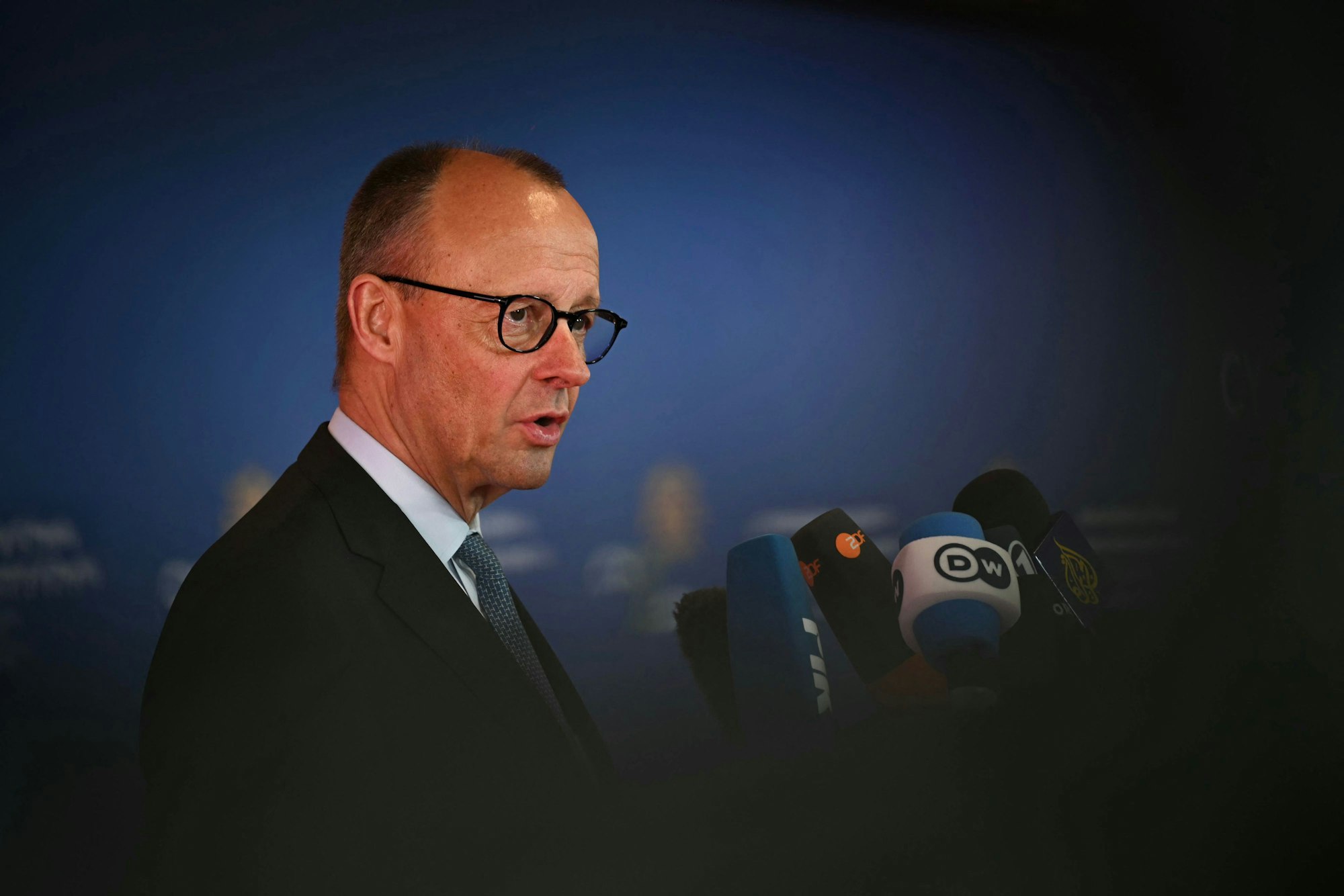 Bundeskanzler Friedrich Merz (CDU, hier am 24. April in Nikosia).