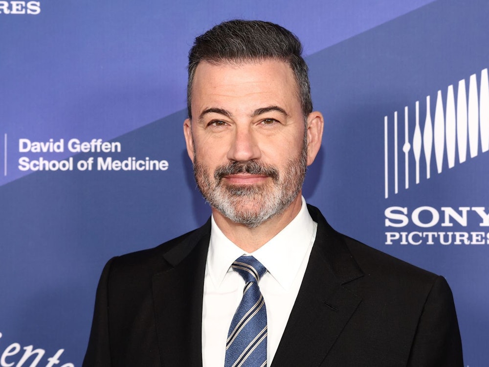Moderator Jimmy Kimmel machte in einer Reaktion auf Trumps Vorwürfe deutlich, dass er gegen Waffengewalt sei. (Bild: 2025 Getty Images/Tommaso Boddi)