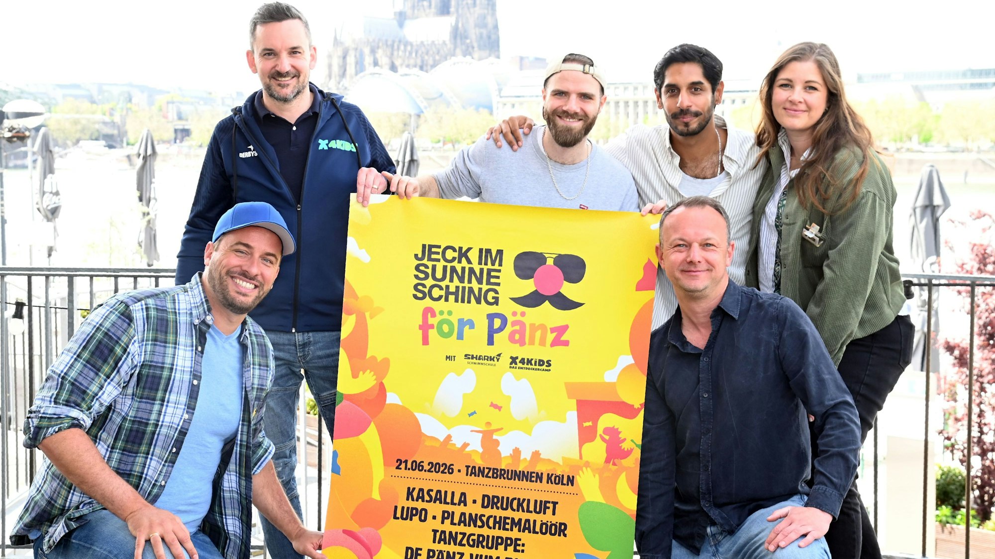 Pressekonferenz zur Veranstaltung Jeck im Sunnesching för Pänz.