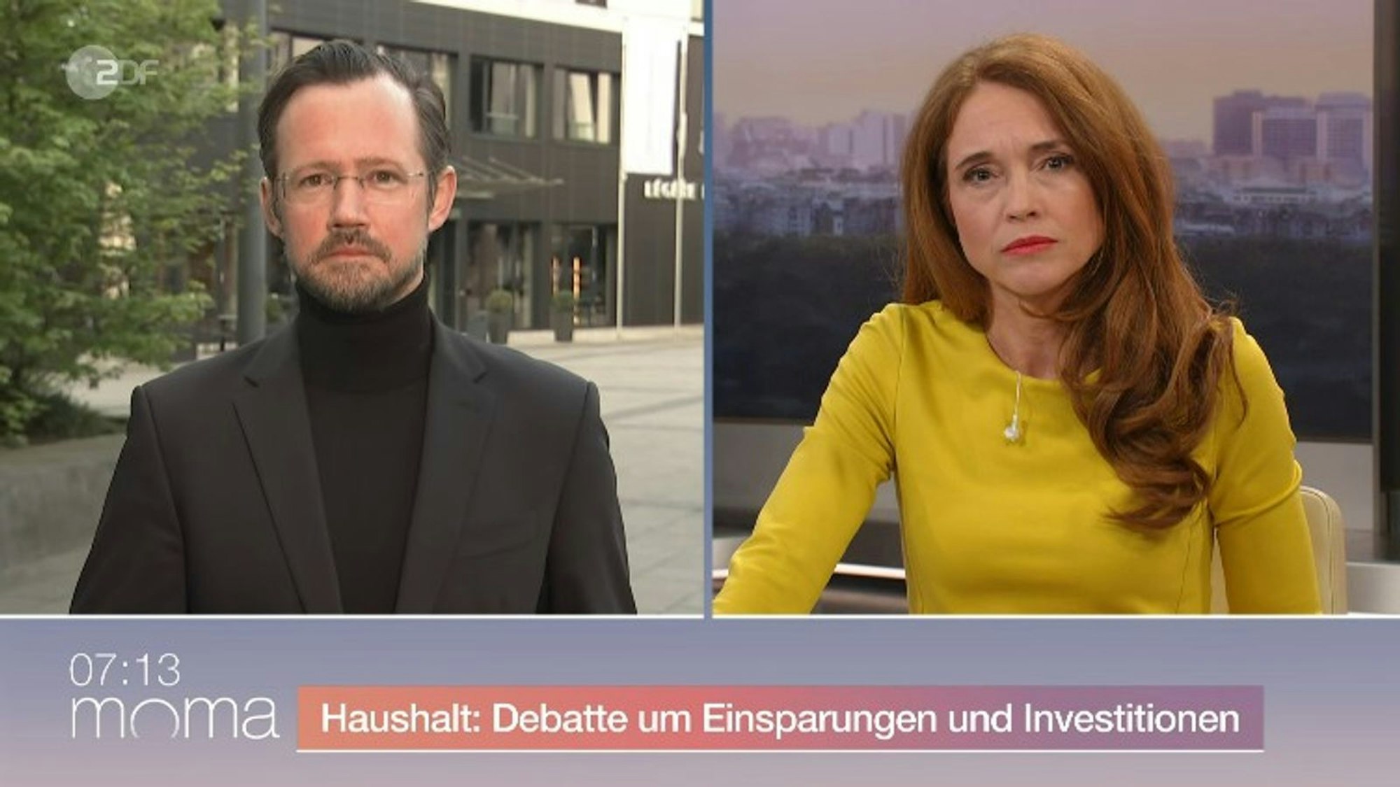 Der erste parlamentarische Geschäftsführer der SPD, Dirk Wiese, äußerte sich im ZDF-“Morgenmagazin“ angesichts der Politik von Donald Trump besorgt. (Bild: ZDF.de)