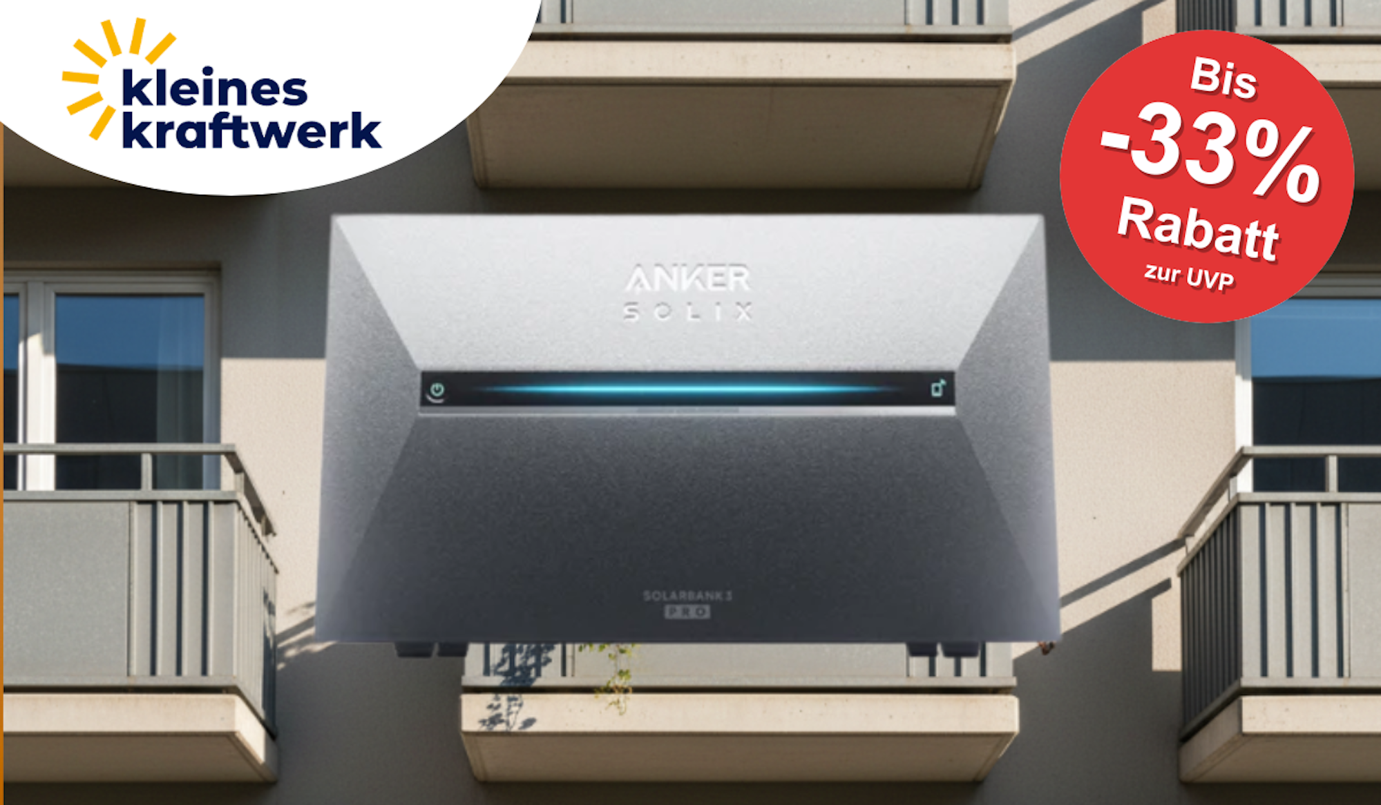 Auf dem Bild ist die Solarbank 3 Pro von Anker zu sehen.