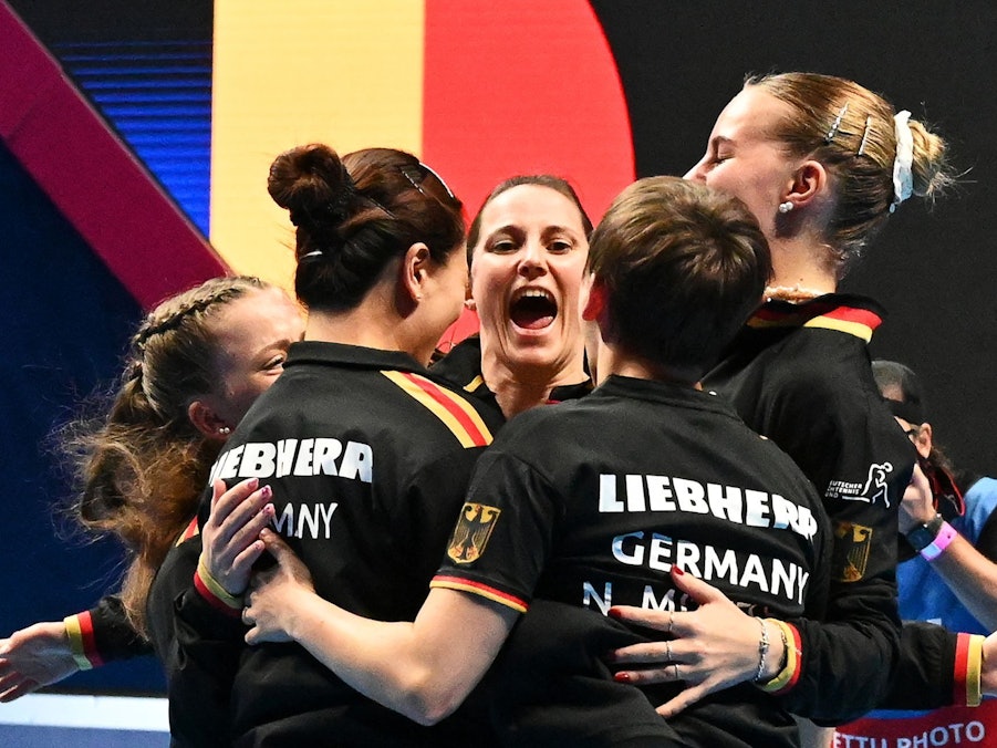Das deutsche Tischtennis-Team