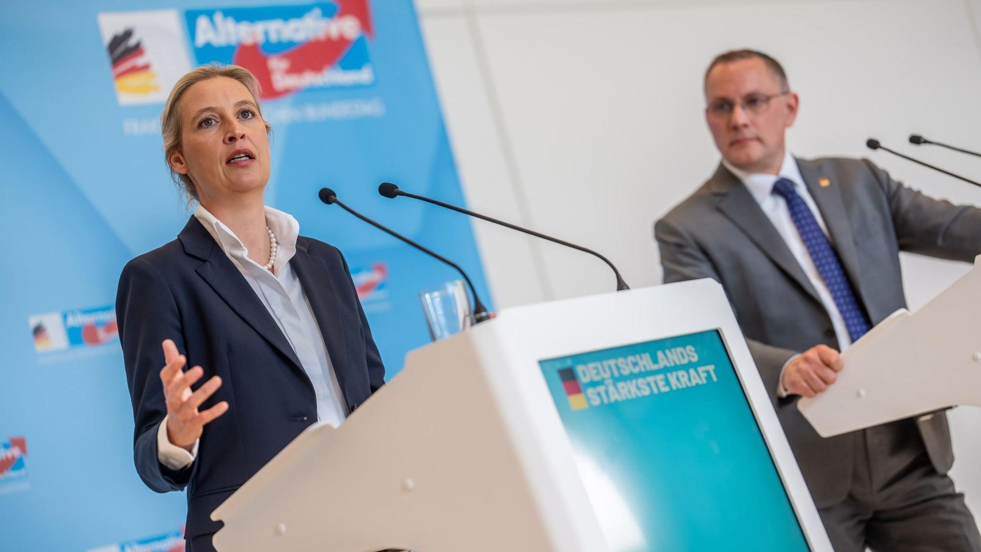 Alice Weidel und Tino Chrupalla