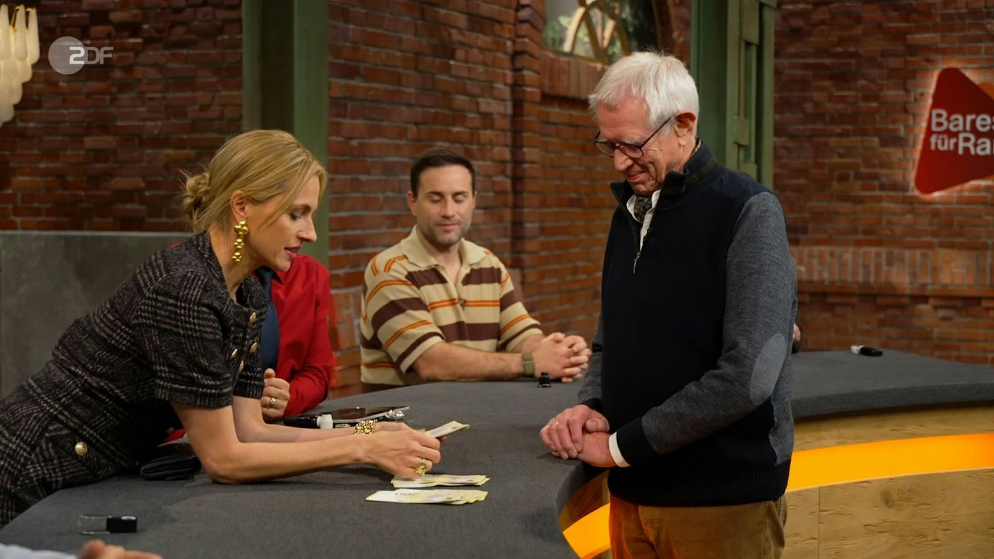 „Es ist prima gelaufen“, fasste Hans-Otto zusammen. (Bild: ZDF)