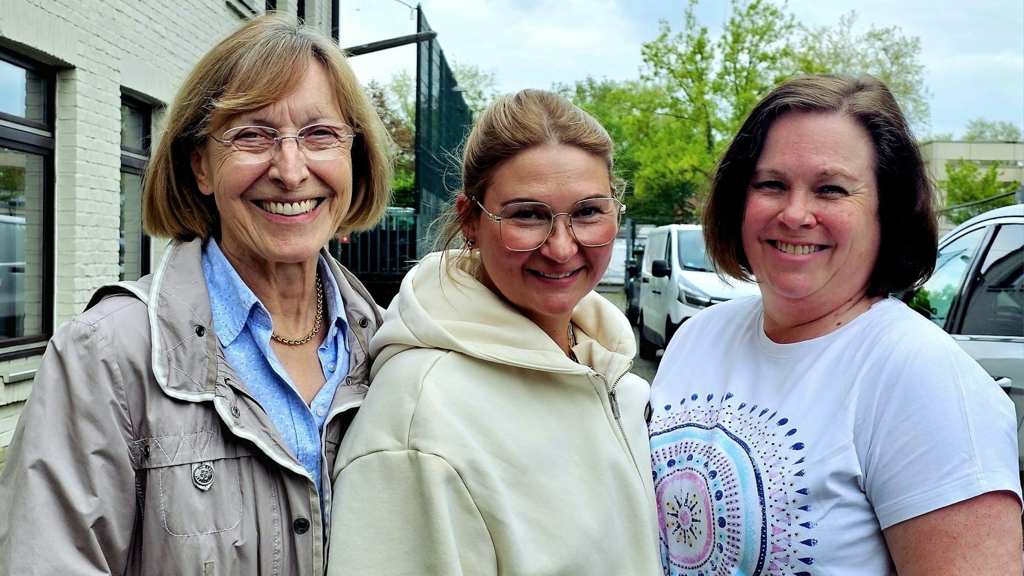 Maria Mersmann, Kira Rechmann und Janine Verbruggen von der KG Naaksühle.
