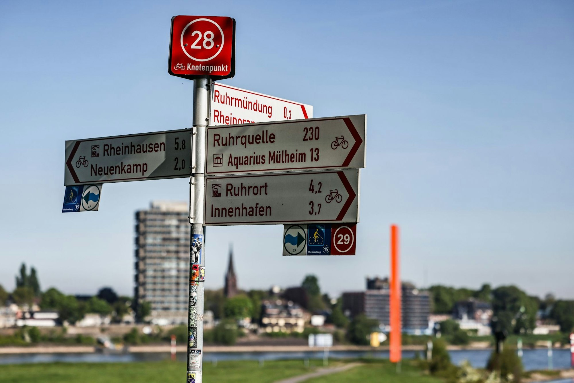 Ruhrtalradweg - Duisburg