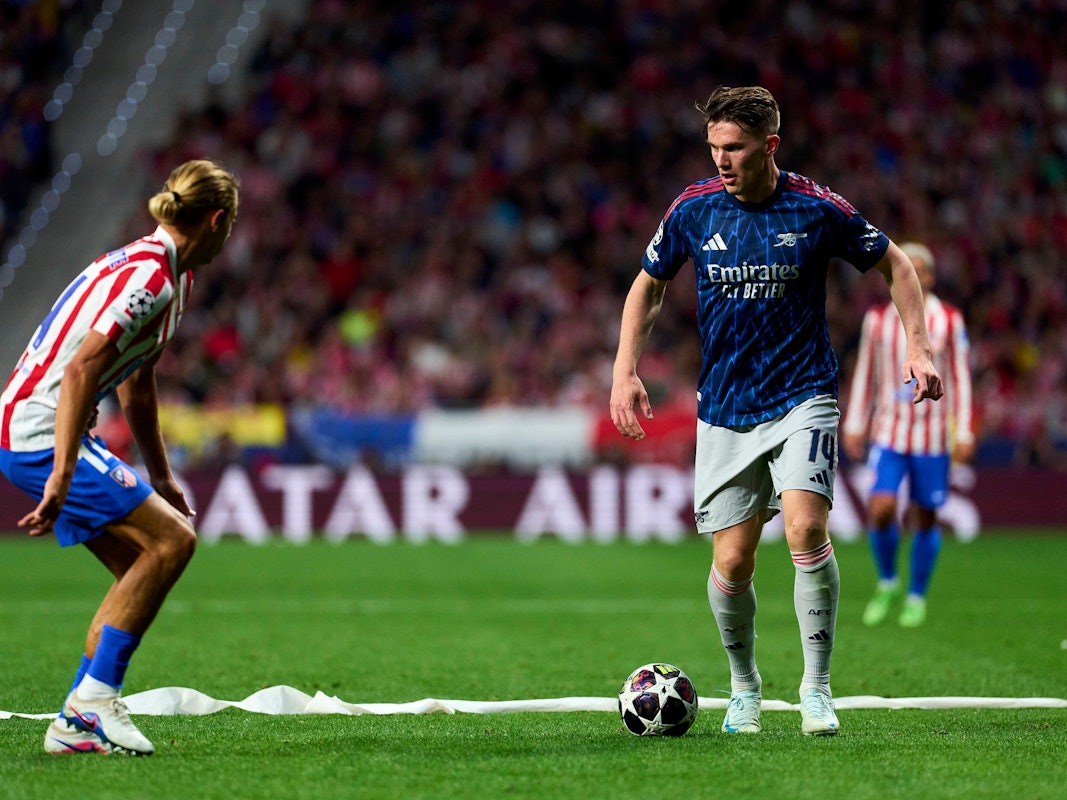 Viktor Gyökeres in Aktion mit Ball.