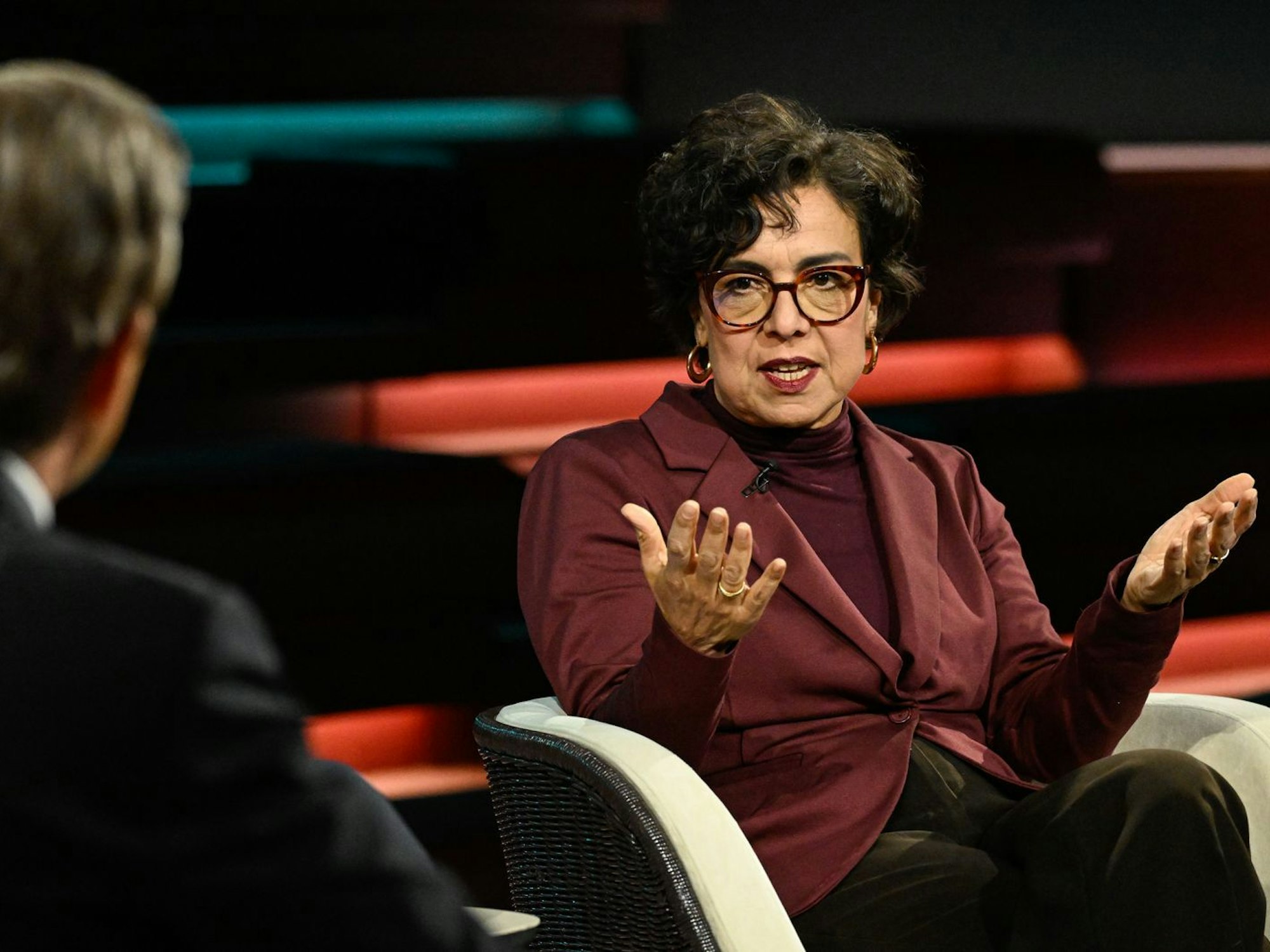 Journalistin Mariam Lau berichtete bei Lanz von einer Stimmung innerhalb der Bundesregierung, die sie so noch nie erlebt habe. (Bild: ZDF/ Markus Hertrich)