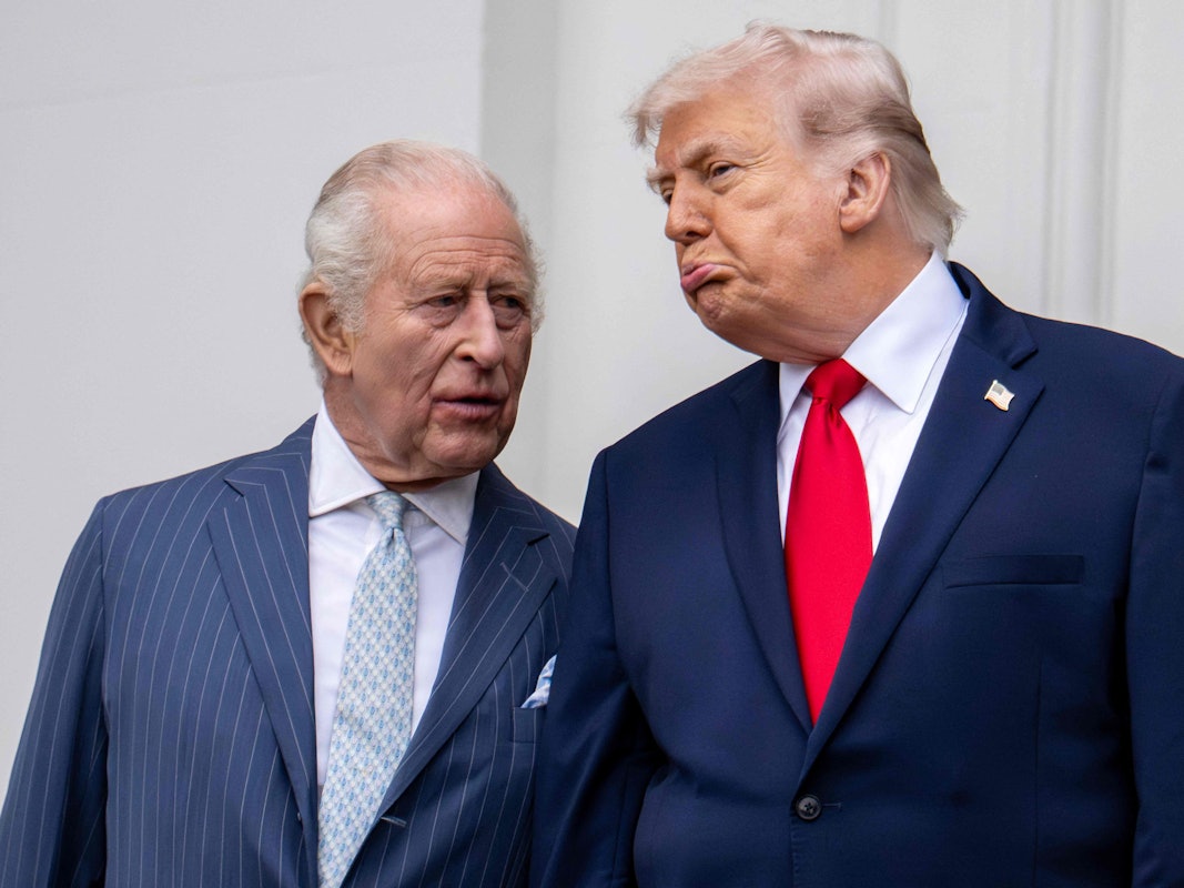 König Charles und Donald Trump