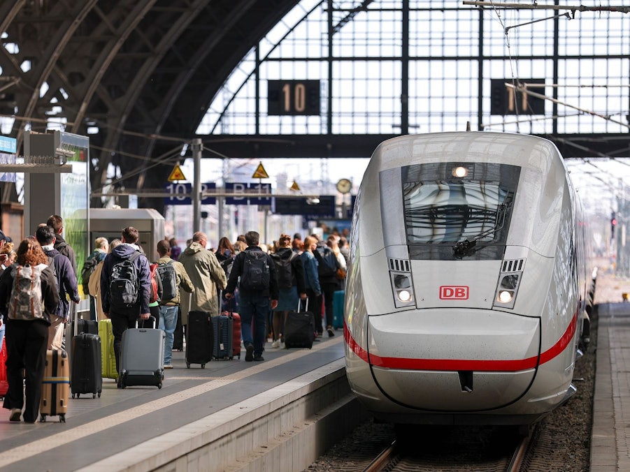 Unterwegs im ICE