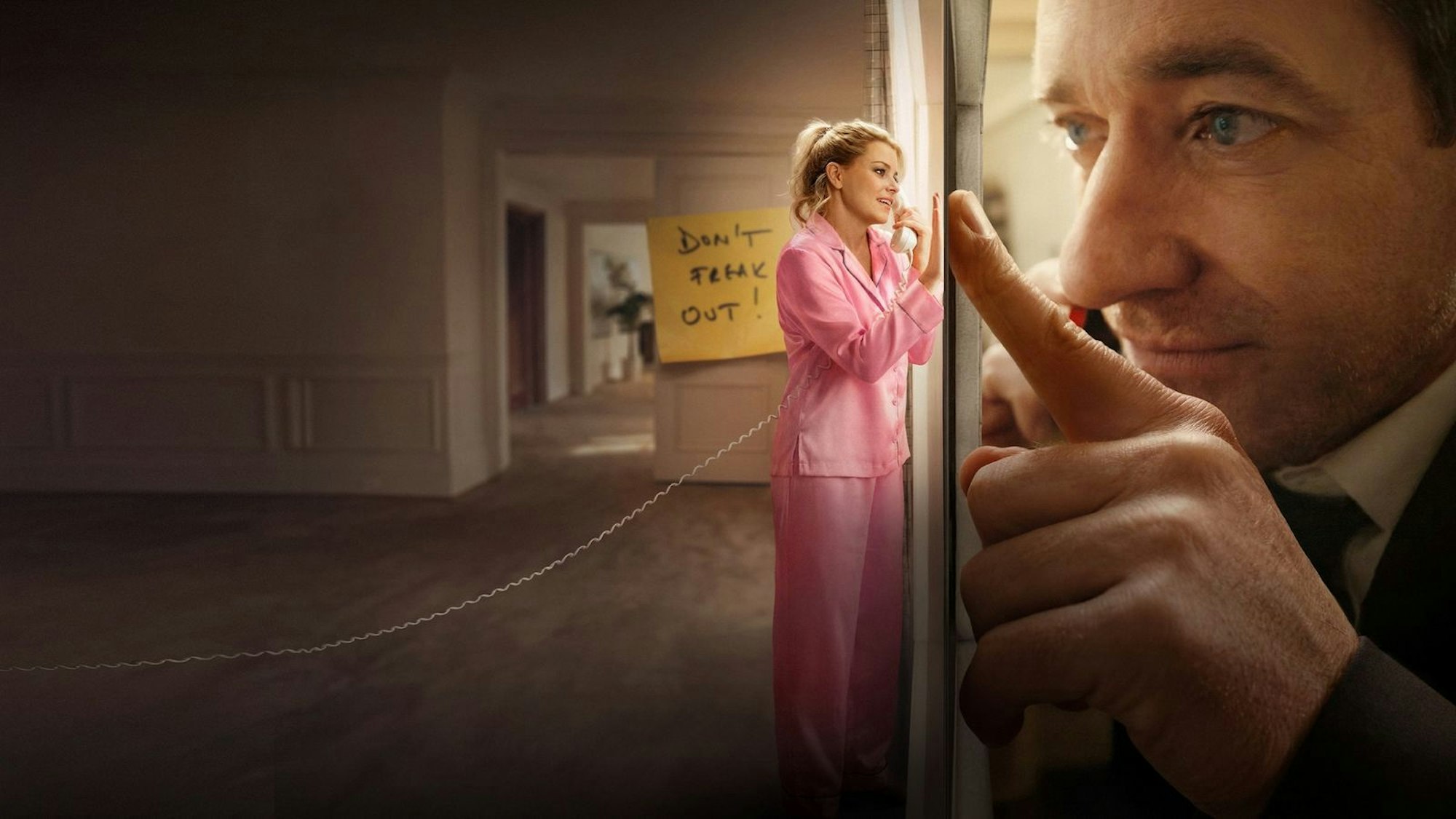 In „The Miniature Wife“ schrumpft ein Wissenschaftler (Matthew Macfadyen) aus Versehen seine Frau (Elizabeth Banks). (Bild: 2026 Mr. Magoo, LLC. All rights reserved)