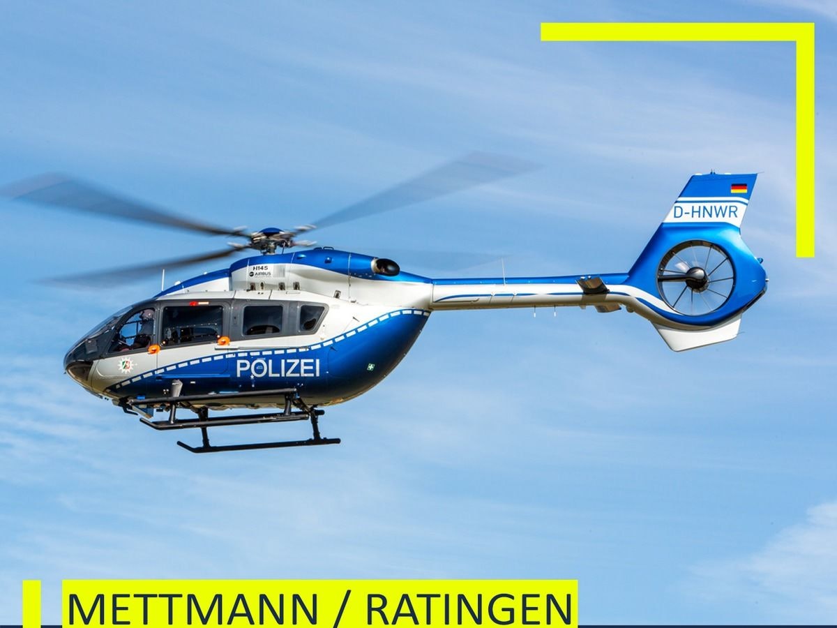 Verfolgungsjagd mit der Polizei in Mettmann und Ratingen.