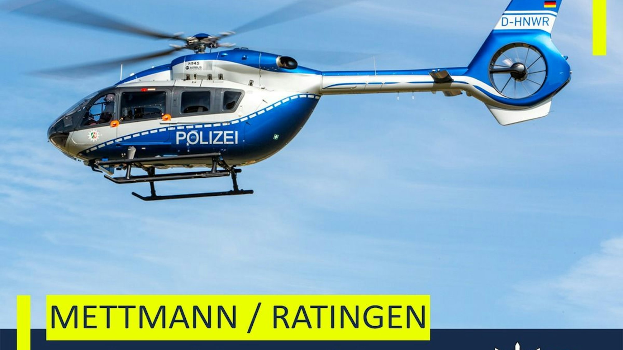 Verfolgungsjagd mit der Polizei in Mettmann und Ratingen.