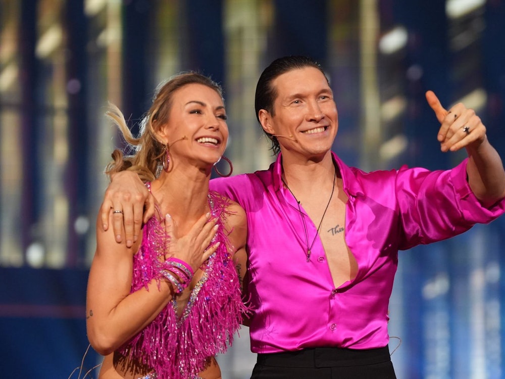 Normalerweise tanzt Anna-Carina Woitschack mit Evgeny Vinokurov. (Bild: RTL / Stefan Gregorowius)