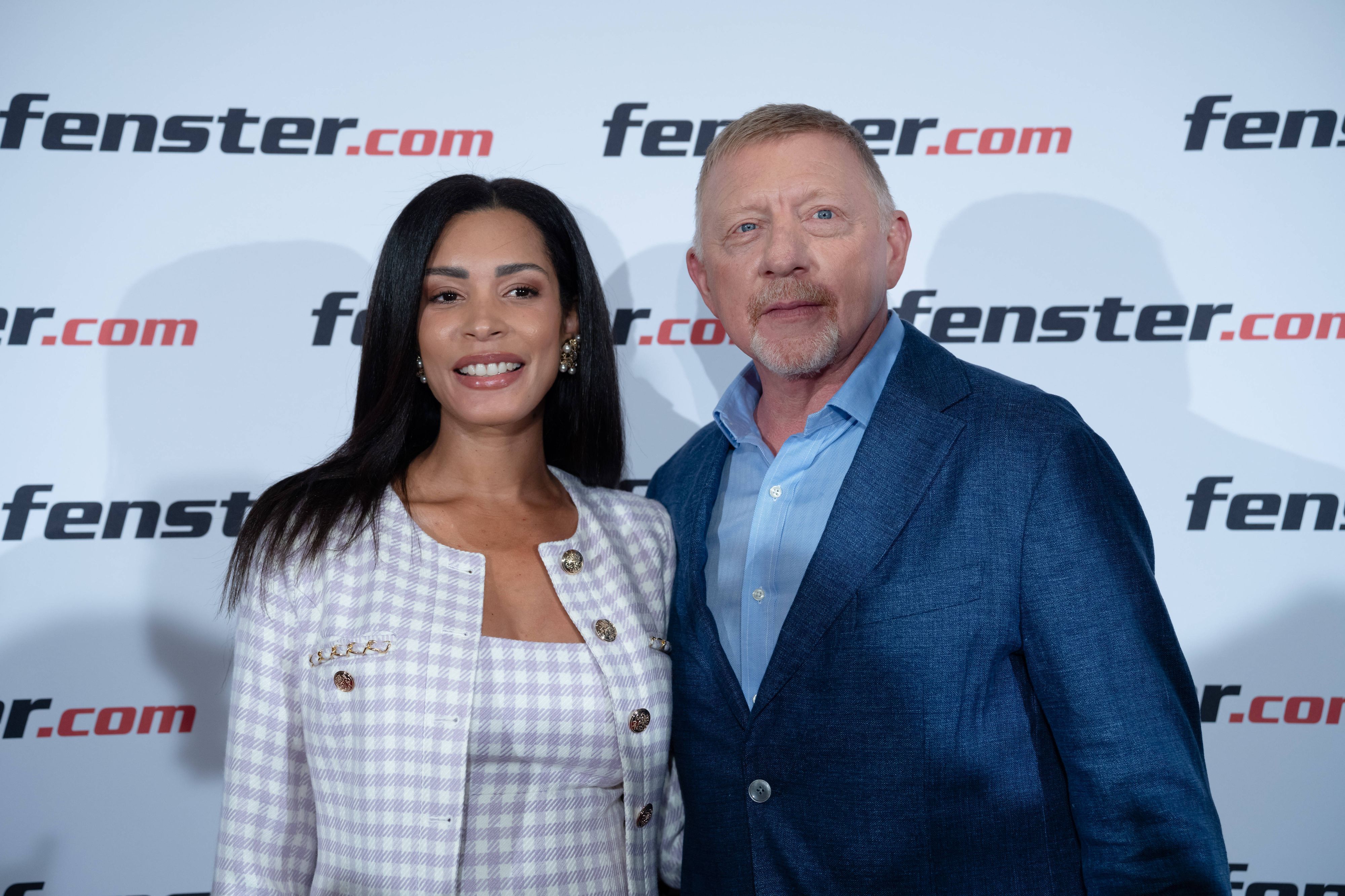 Lilian de Carvalho Monteiro und Boris Becker
