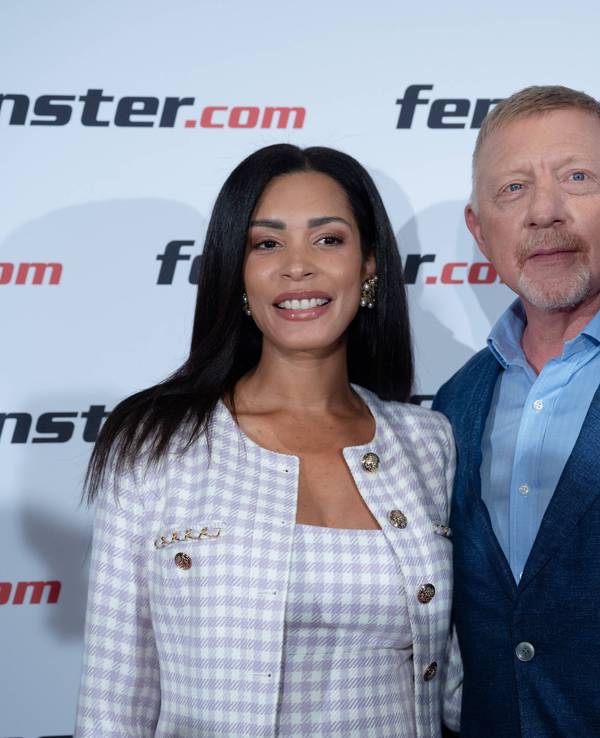 Lilian de Carvalho Monteiro und Boris Becker