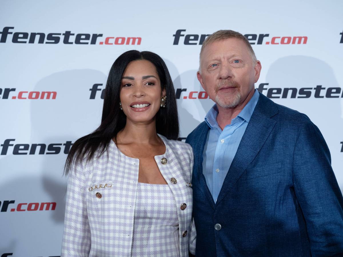 Lilian de Carvalho Monteiro und Boris Becker