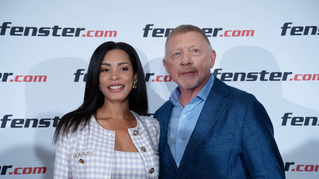 Lilian de Carvalho Monteiro und Boris Becker