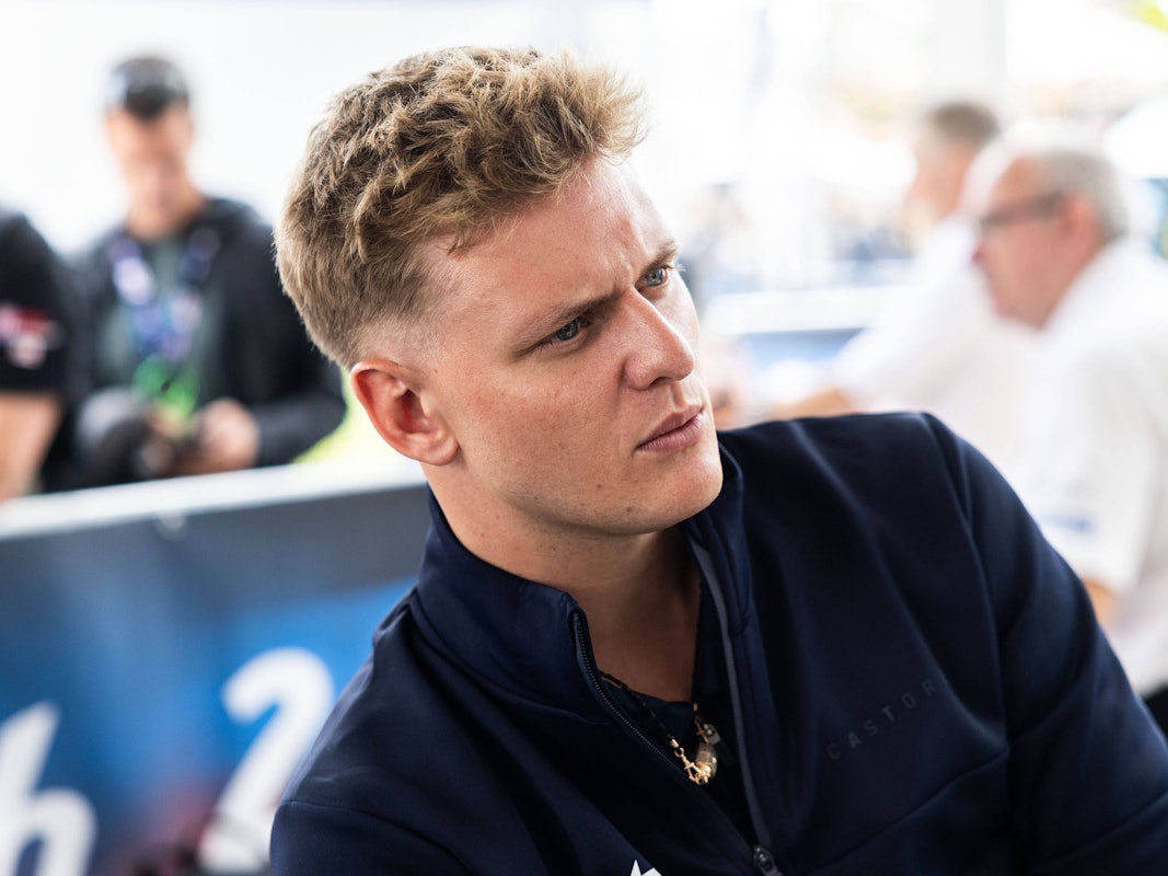 Mick Schumacher bei einer Veranstaltung.