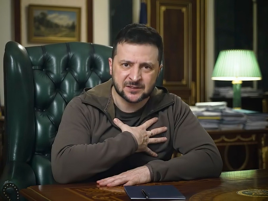 Ukraine-Krieg - Präsident Selenskyj