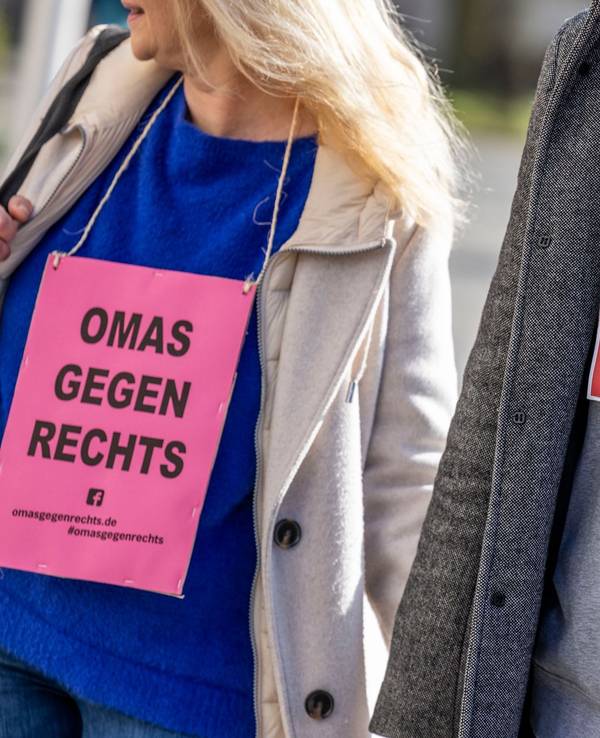Demonstration gegen Rechts