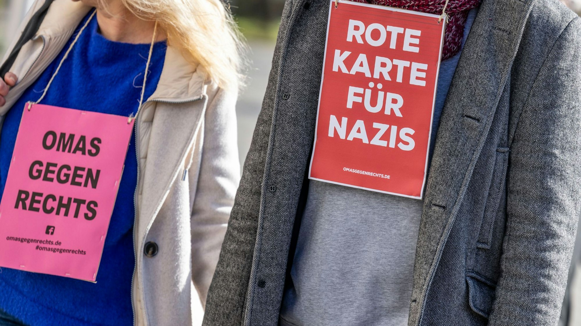 Demonstration gegen Rechts