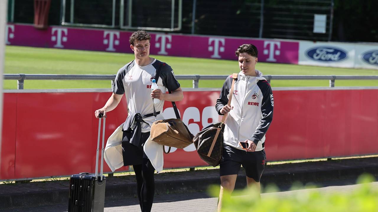 Eric Martel und Denis Huseinbasic auf dem Weg zur Abfahrt.