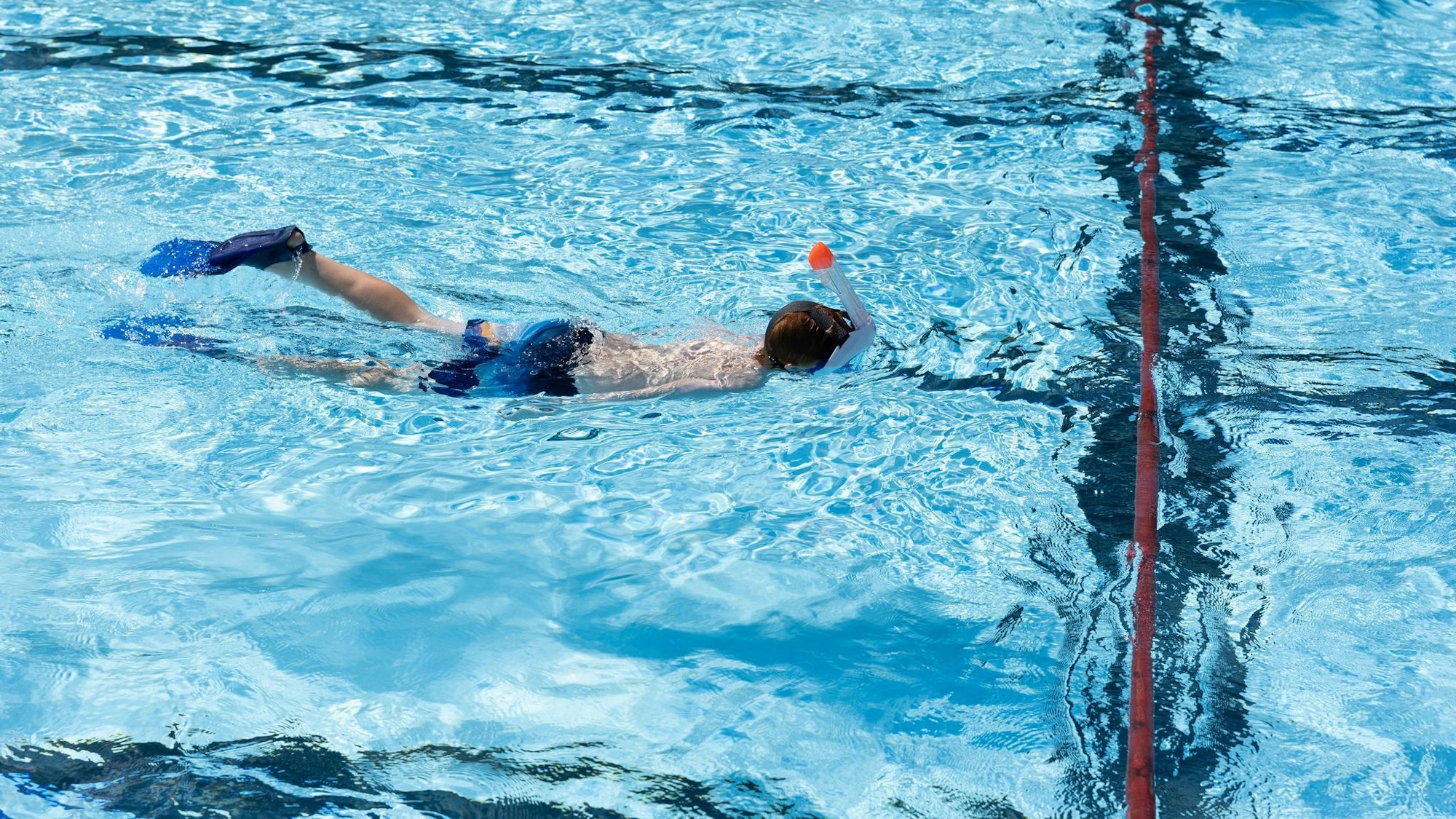 Schwimmen im Freibad