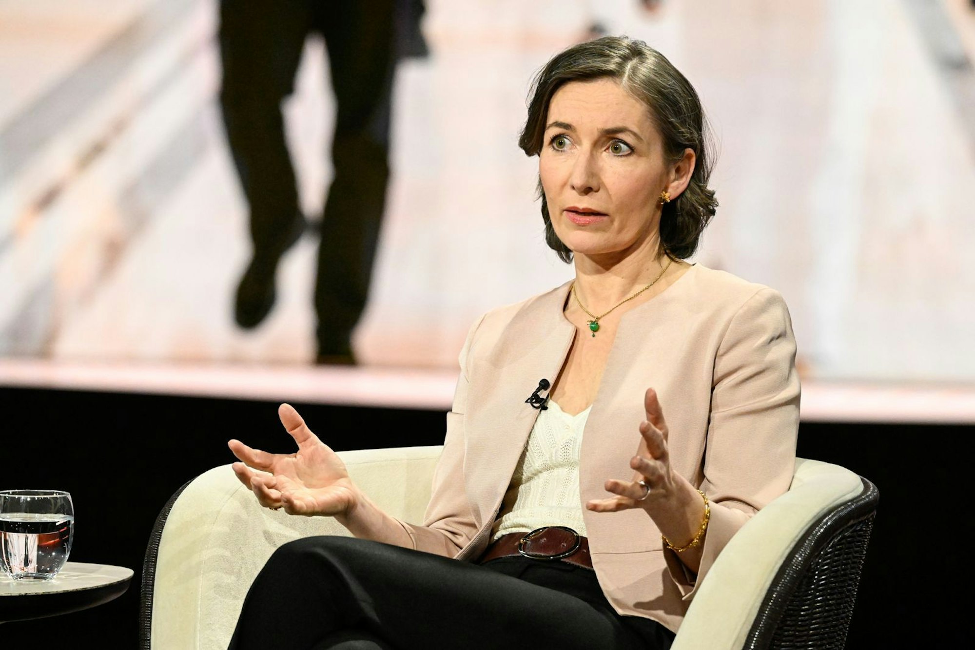 Auch Militärexpertin Claudia Major warnte bei „Markus Lanz“ vor einem „imperial“ agierenden Russland. (Bild: ZDF / Markus Hertrich)