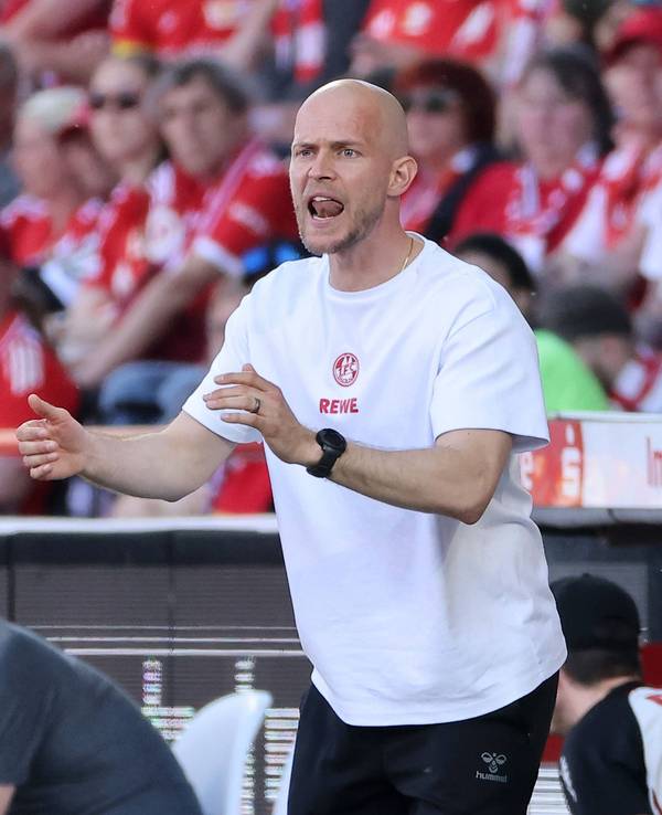 René Wagner beim Spiel gegen Union.