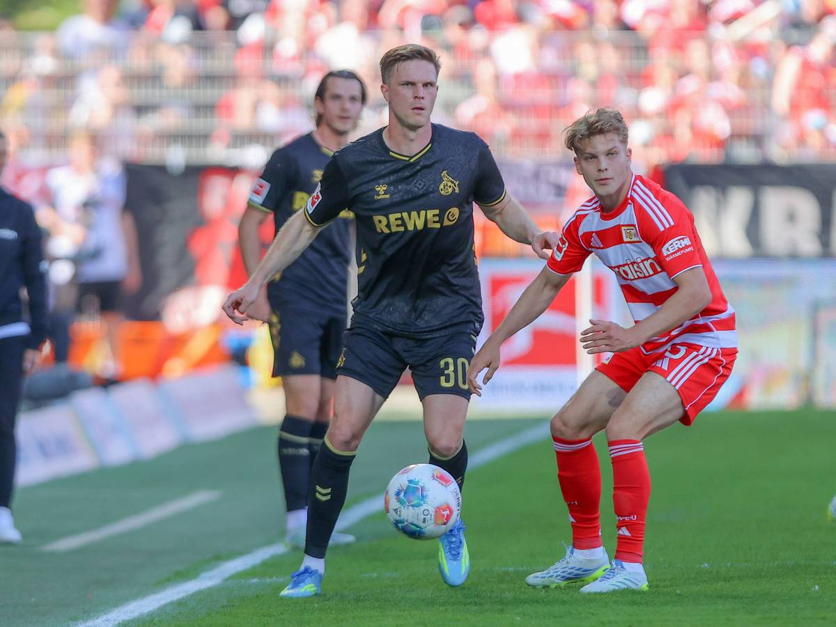 Marius Bülter im Duell mit Andras Schäfer.