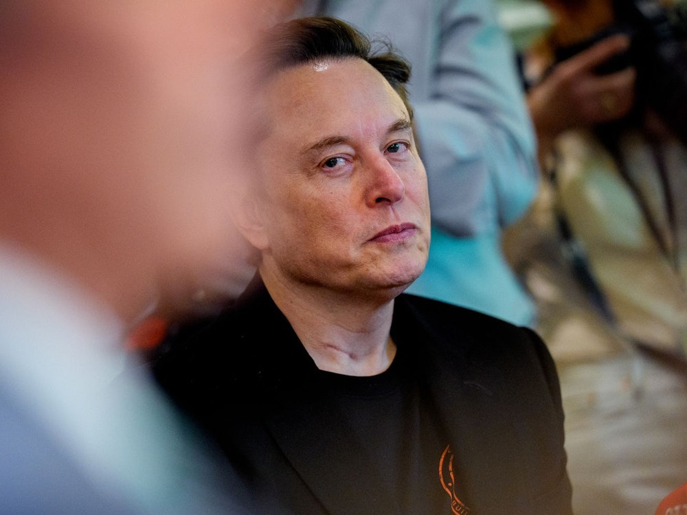 Tesla-CEO Elon Musk ist einer der politisch einflussreichsten Unternehmer wohl aller Zeiten. (Bild: 2025 Getty Images/Andrew Harnik)