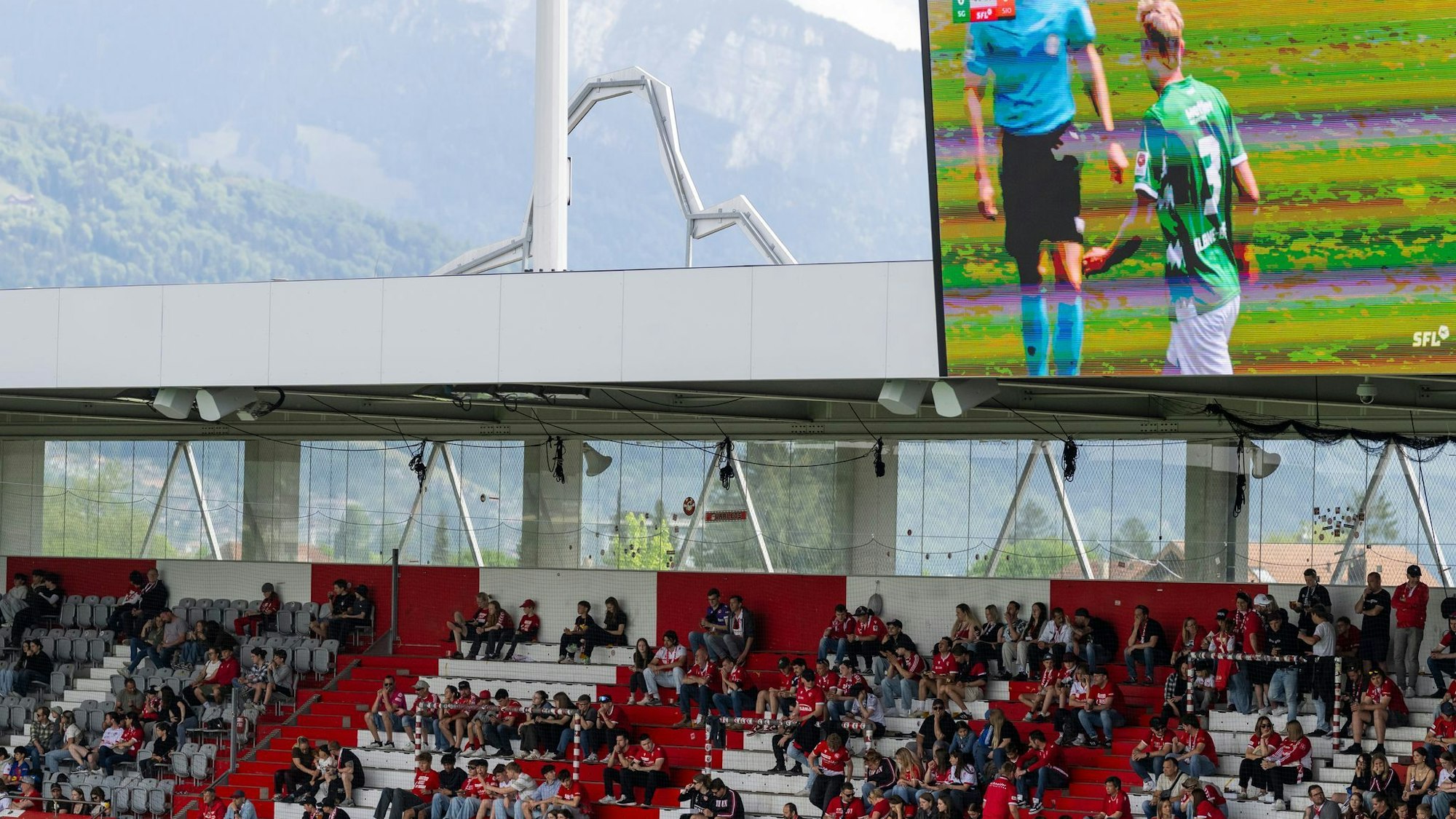 Public Viewing beim FC Thun