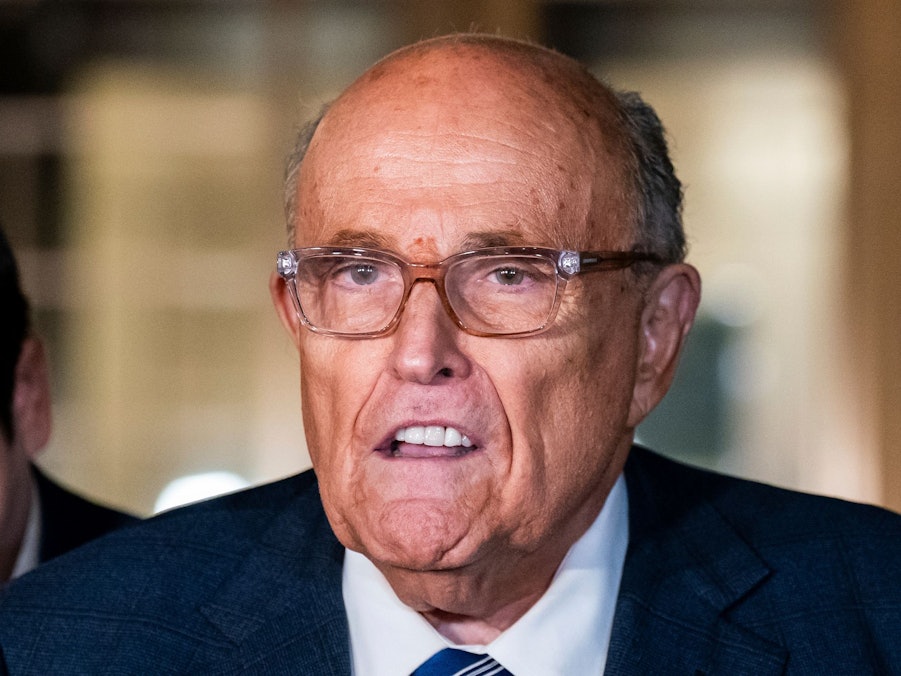 Giuliani vor dem Bundesgericht in Manhattan