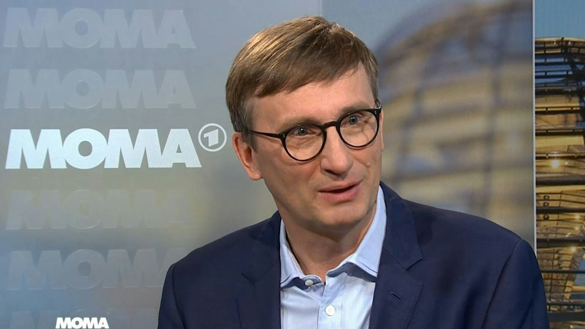 Militärhistoriker Sönke Neitzel bewertete im ARD-“Morgenmagazin“ den angekündigten US-Truppenabzug aus Deutschland. (Bild: WDR / ARD)