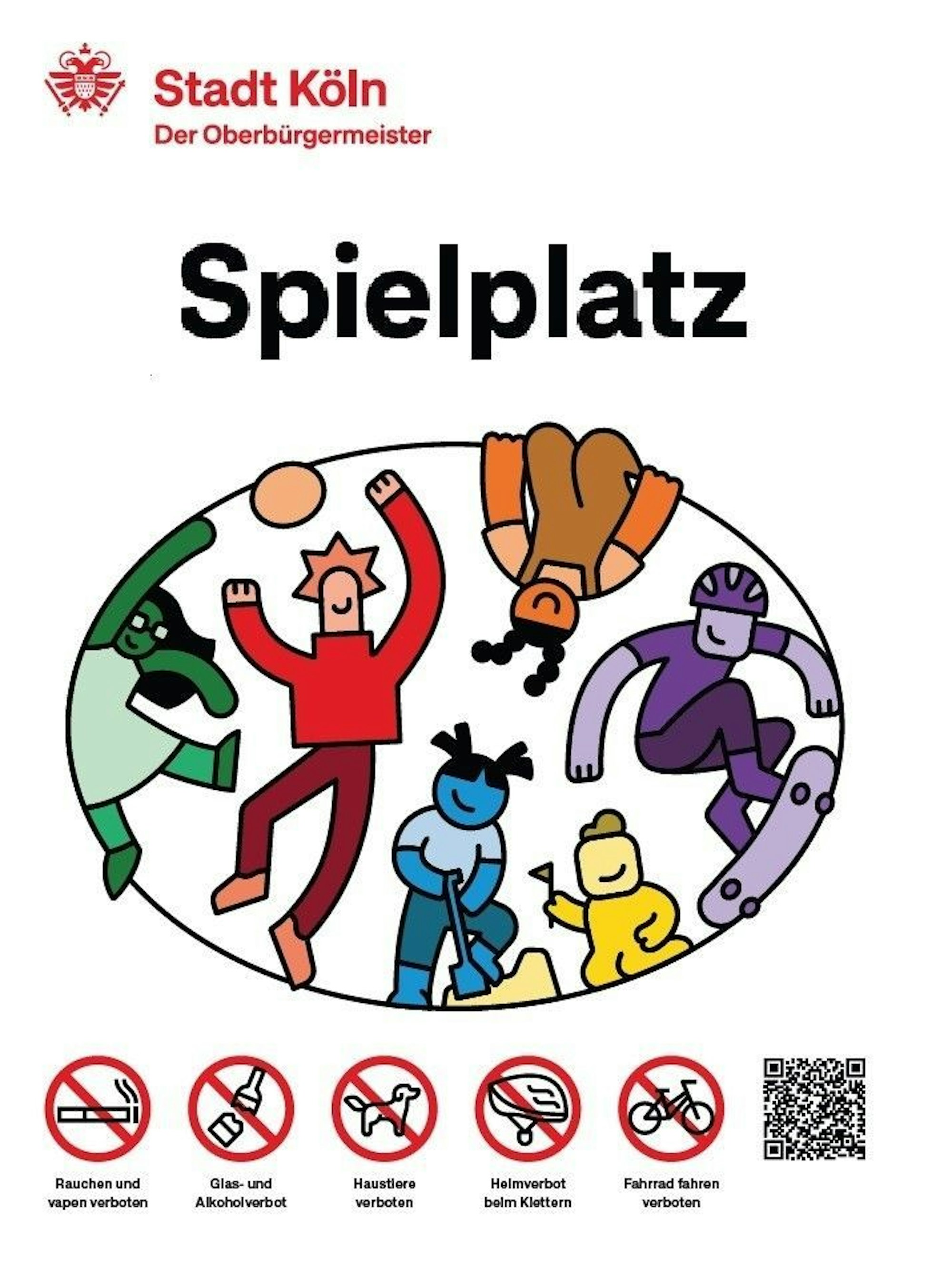 Spielplatzschild