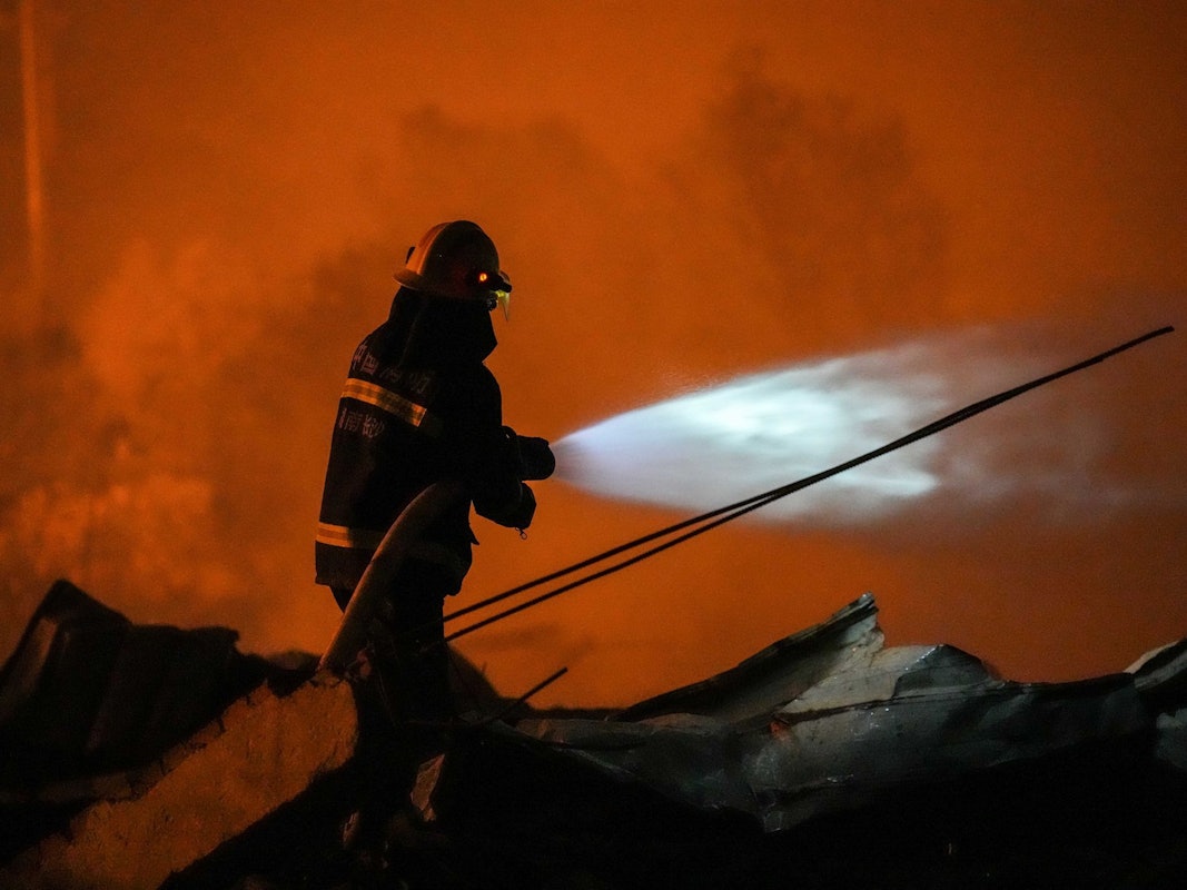 Explosion in Feuerwerksfabrik in China