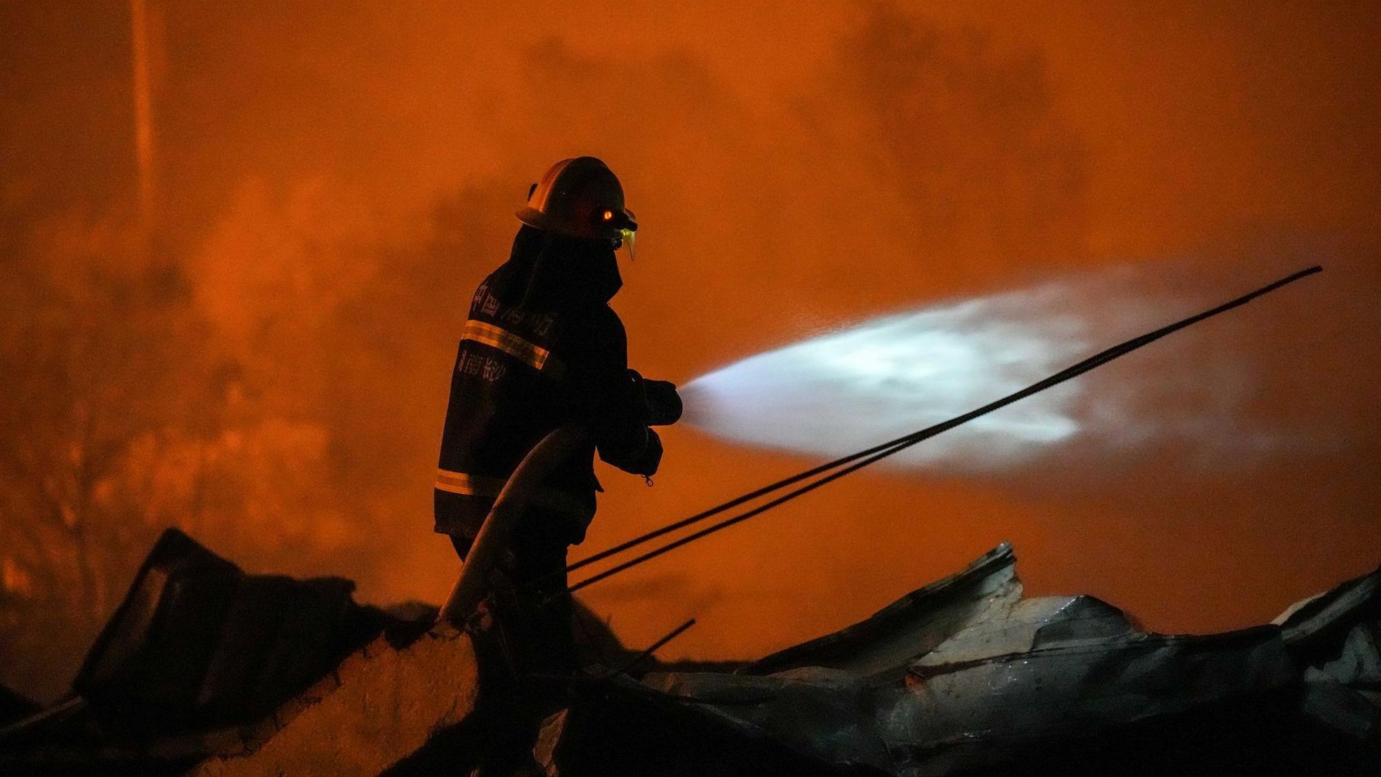 Explosion in Feuerwerksfabrik in China