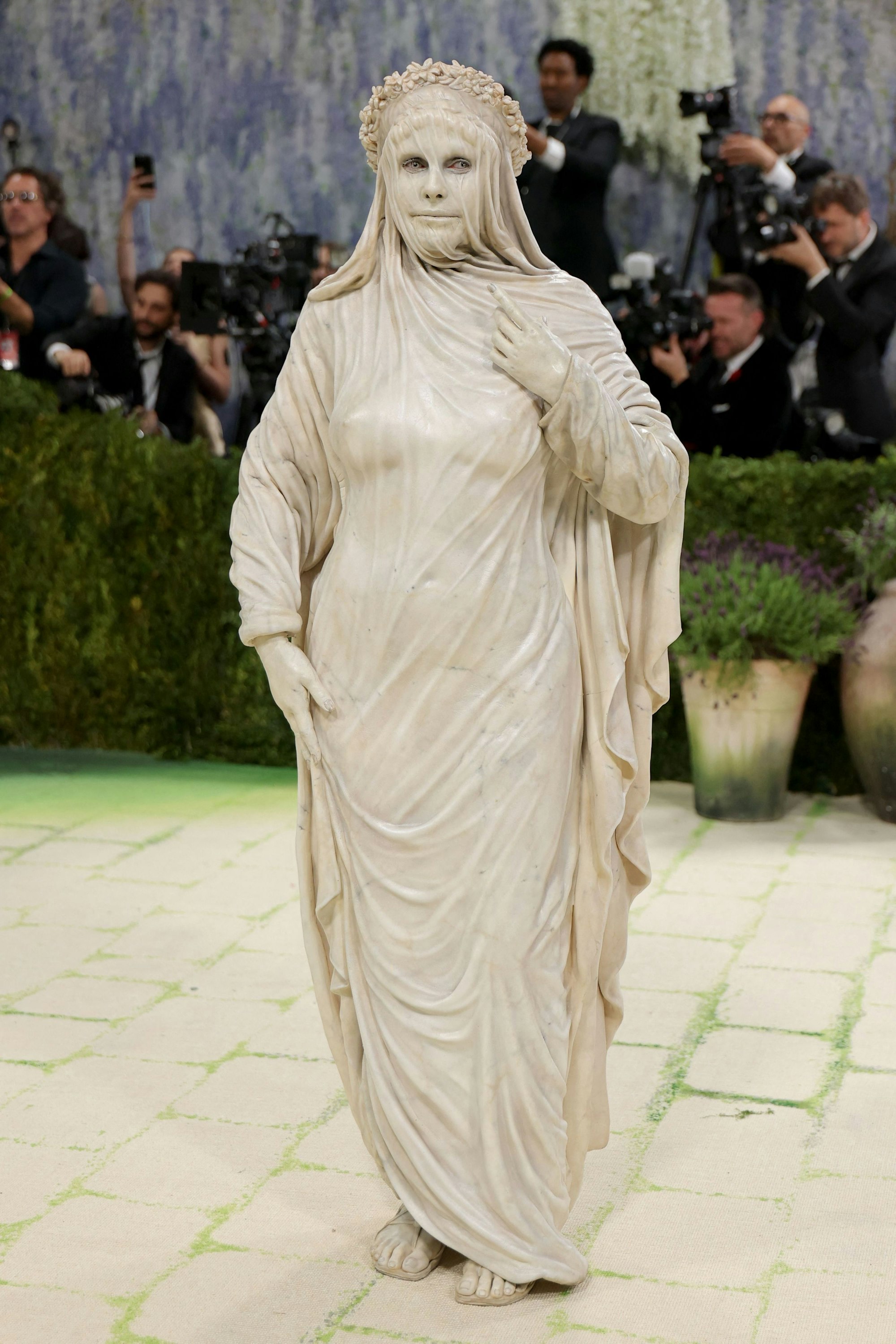 Heidi Klum bei der Benefizgala des Metropolitan Museum of Art anlässlich der Eröffnung der Ausstellung „Costume Art“ in New York.