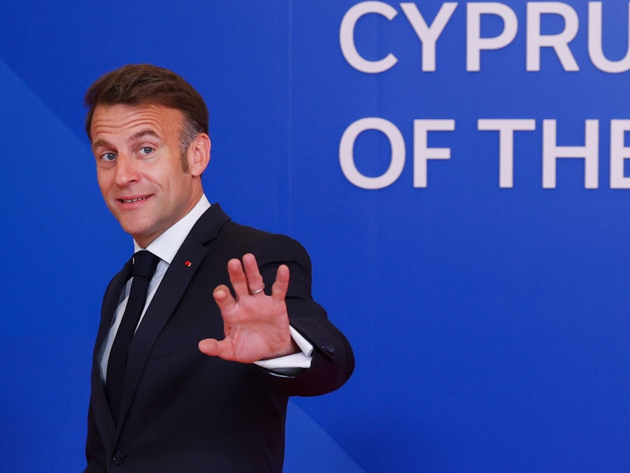 Französischer Präsident Emmanuel Macron