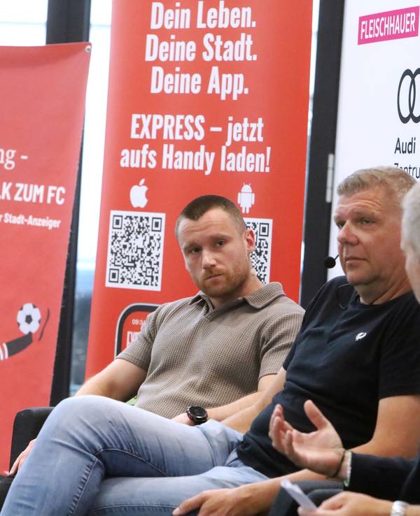 Köln: „E Levve lang – der Talk zum FC“ mit Christian Clemens und Michael Trippel. Foto: Arton Krasniqi