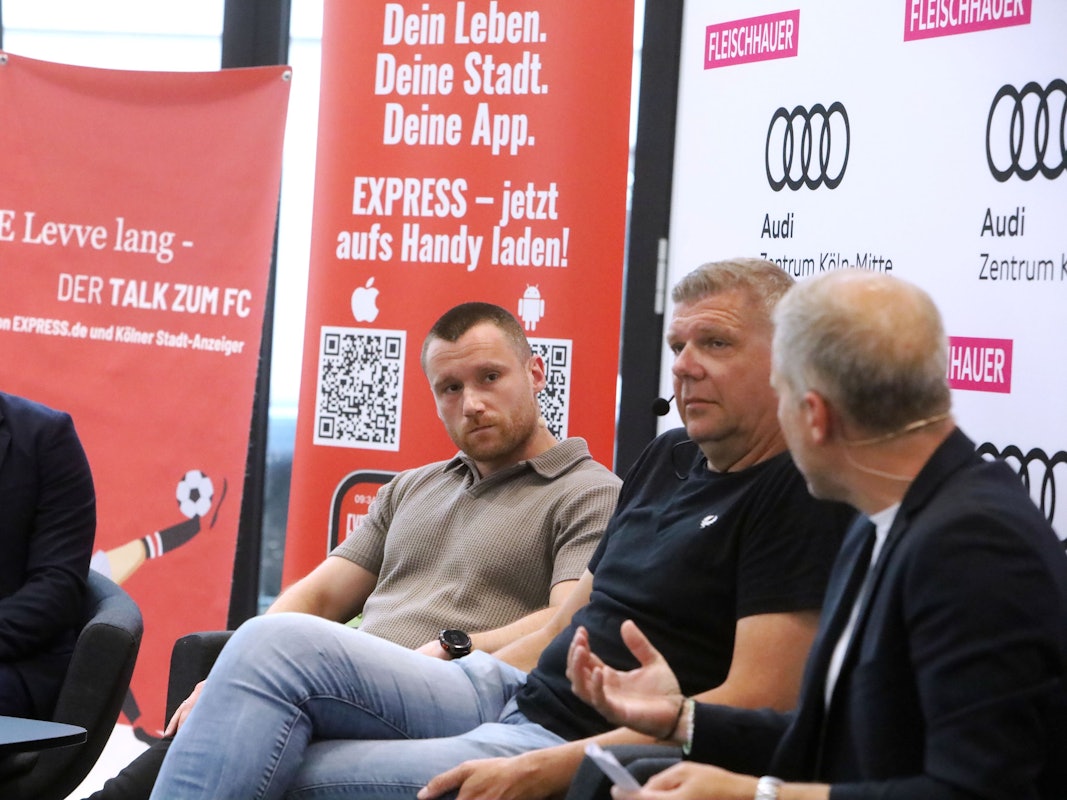 05.05.2026, Köln: „E Levve lang – der Talk zum FC“ mit Christian Clemens und Michael Trippel. Foto: Arton Krasniqi