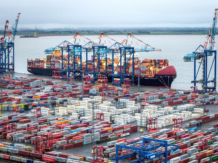 Containerhafen in Bremerhaven