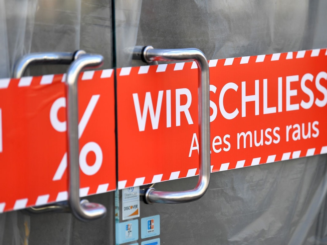 Firmenpleiten in Deutschland