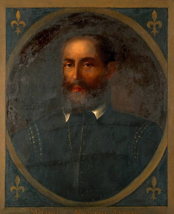 Michel de Nostre Dame: Ein zeitgenössisches Porträt des berühmten Sehers, gemalt von seinem Sohn César de Nostredame.