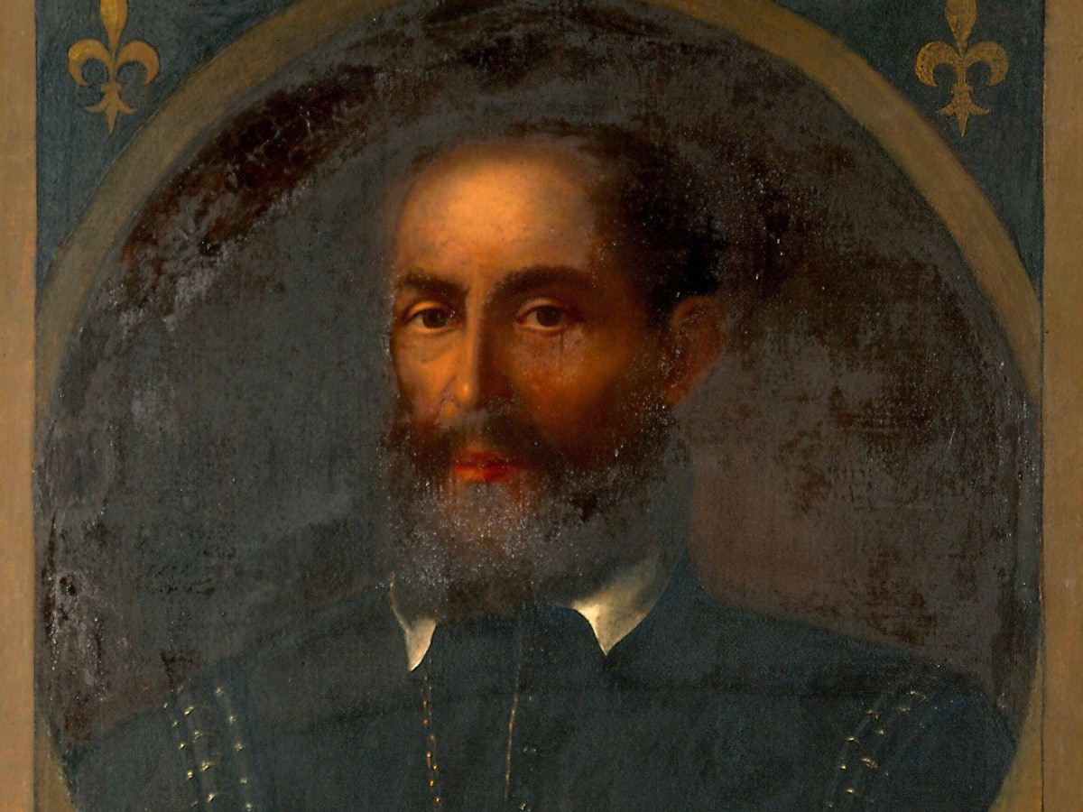 Michel de Nostre Dame: Ein zeitgenössisches Porträt des berühmten Sehers, gemalt von seinem Sohn César de Nostredame.