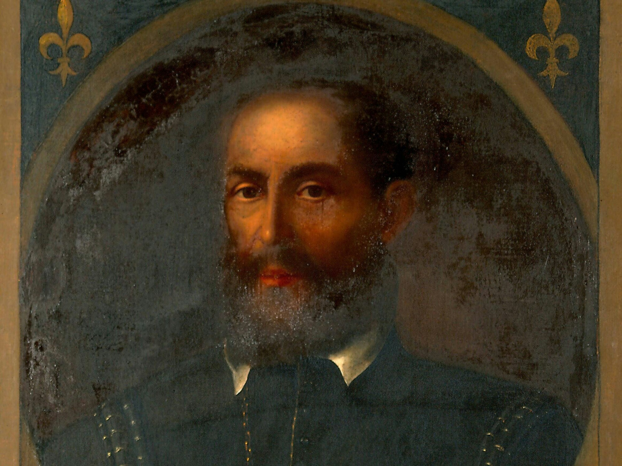 Michel de Nostre Dame: Ein zeitgenössisches Porträt des berühmten Sehers, gemalt von seinem Sohn César de Nostredame.