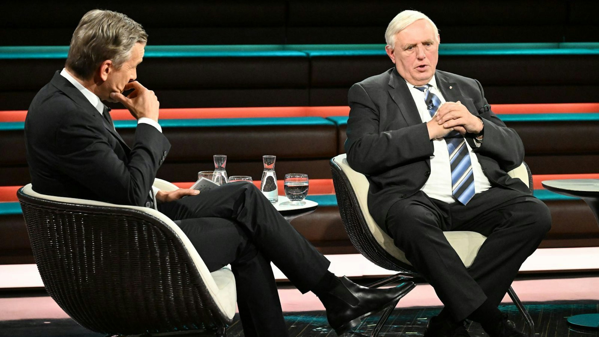 Bei „Markus Lanz“ warnte CDU-Politiker Karl-Josef Laumann vor einer Minderheitsregierung. (Bild: ZDF/ Cornelia Lehmann)