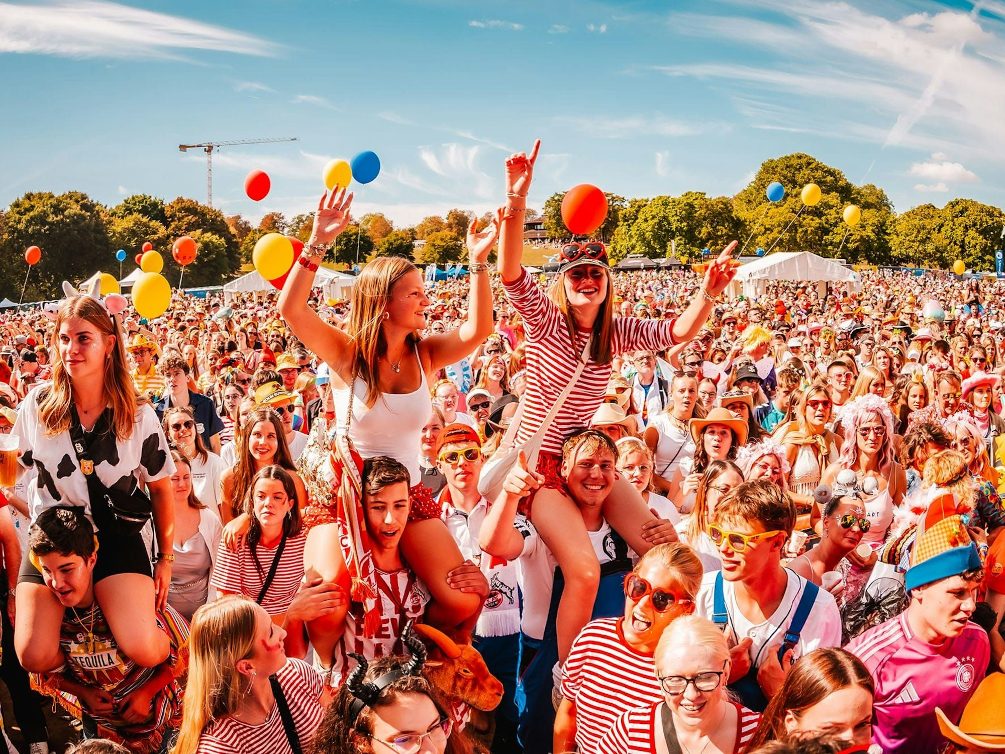 Jeck im Sunnesching in Bonn