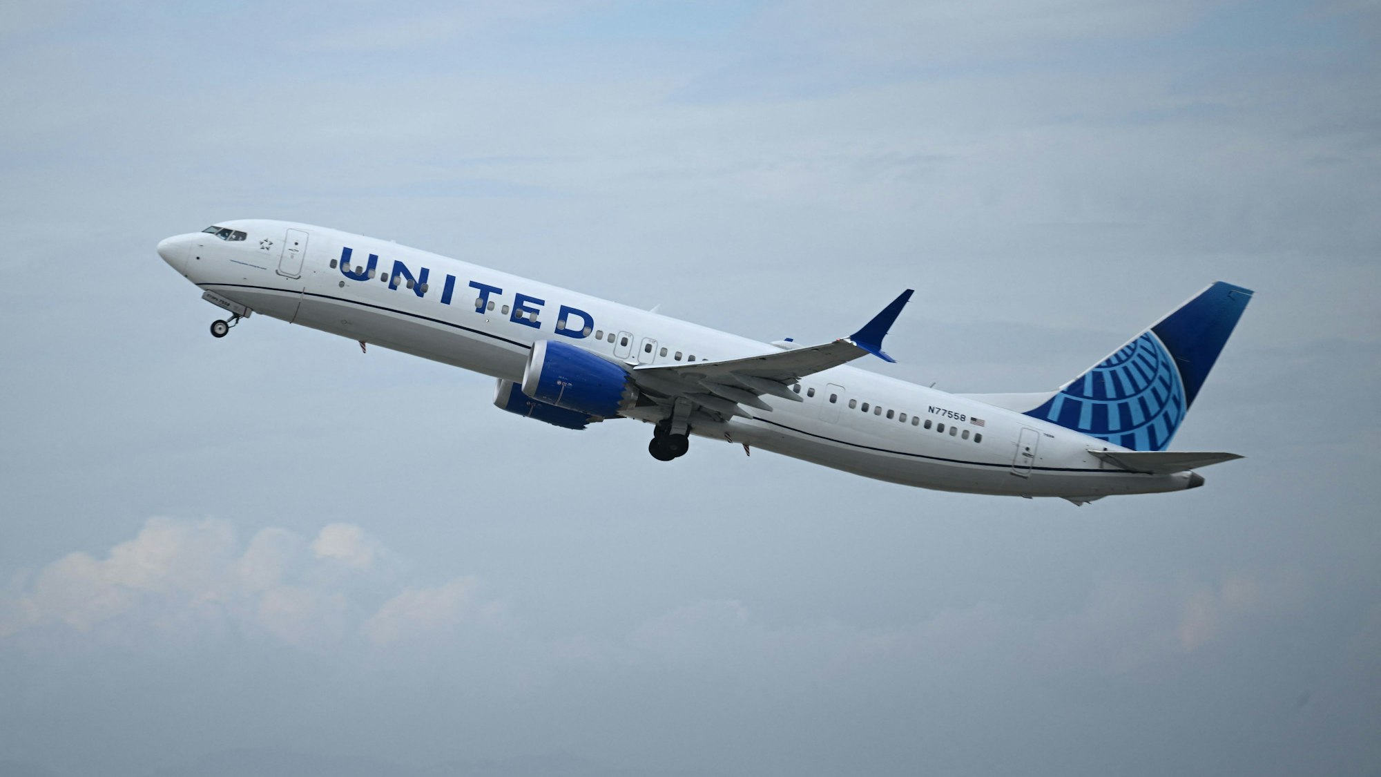 Eine Boeing 737 MAX 9 von United Airlines.